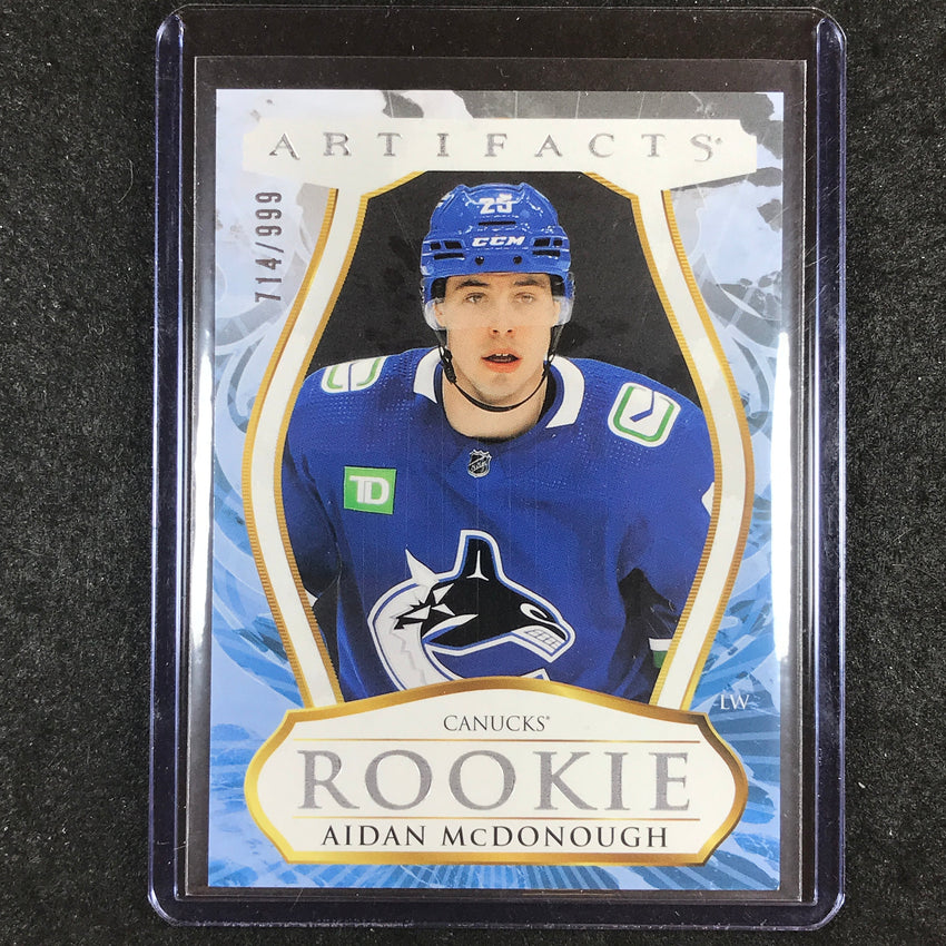 2023-24 Artifacts Hockey AIDAN MCDONOUGH Rookie Base 714/999 #179