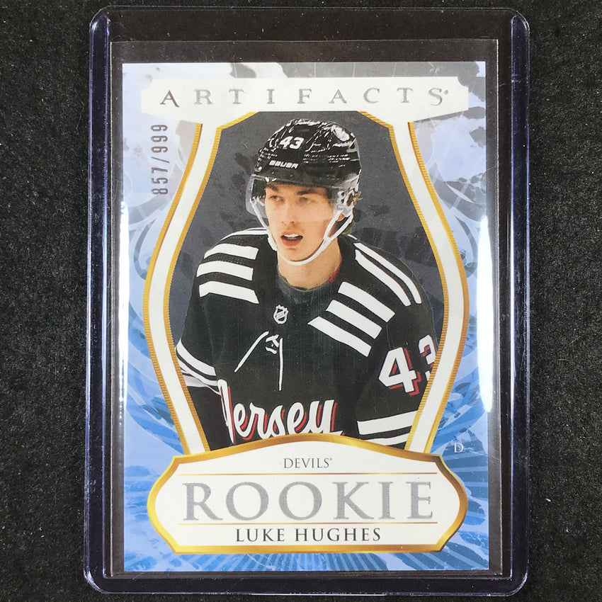 2023-24 Artifacts Hockey LUKE HUGHES Rookie Base 857/999 #192