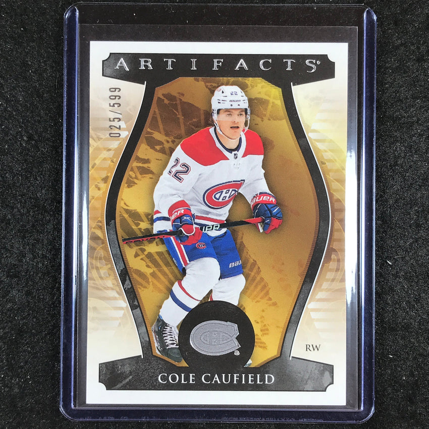 2023-24 Artifacts Hockey COLE CAUFIELD Stars Base 25/599 #133