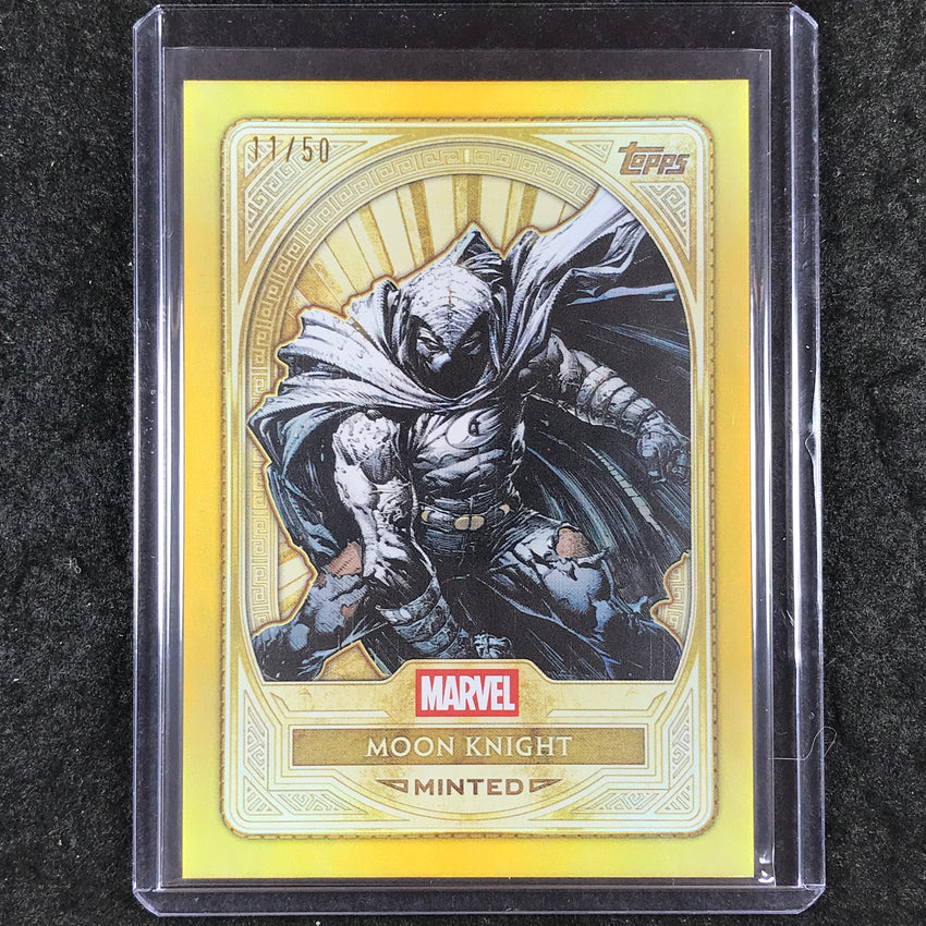 2025 Topps Marvel Mint MOON KNIGHT Gold Gold Foil 11/50 #78