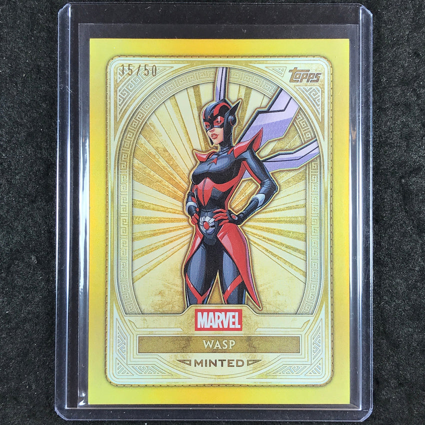 2025 Topps Marvel Mint WASP Gold Gold Foil 15/50 #88