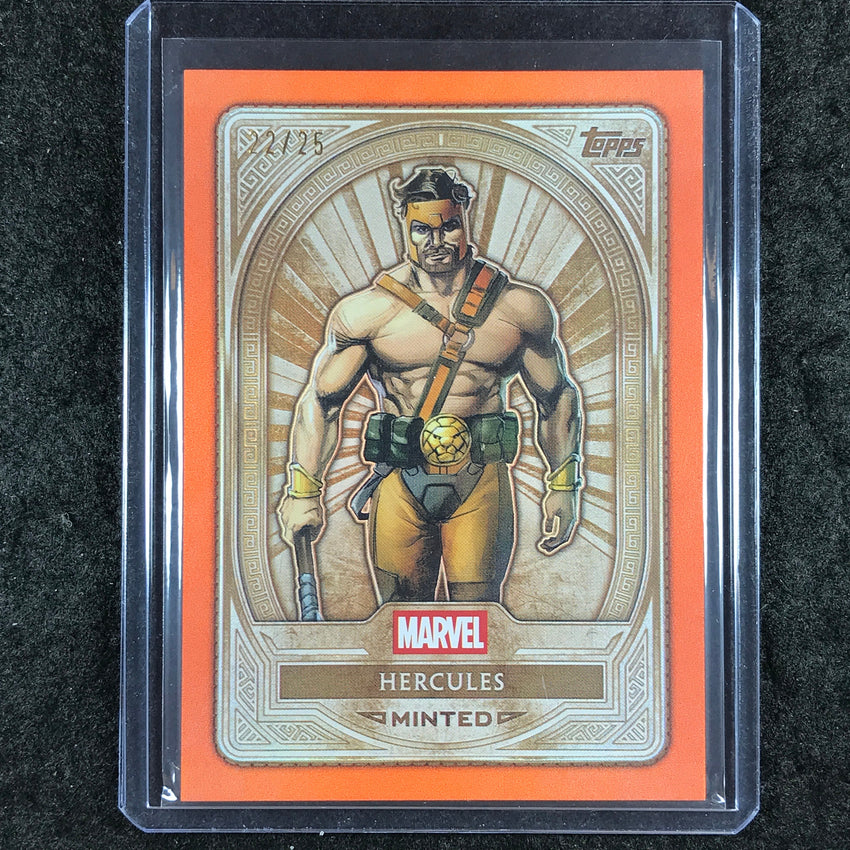 2025 Topps Marvel Mint HERCULES Bronze Orange Foil 22/25 #1