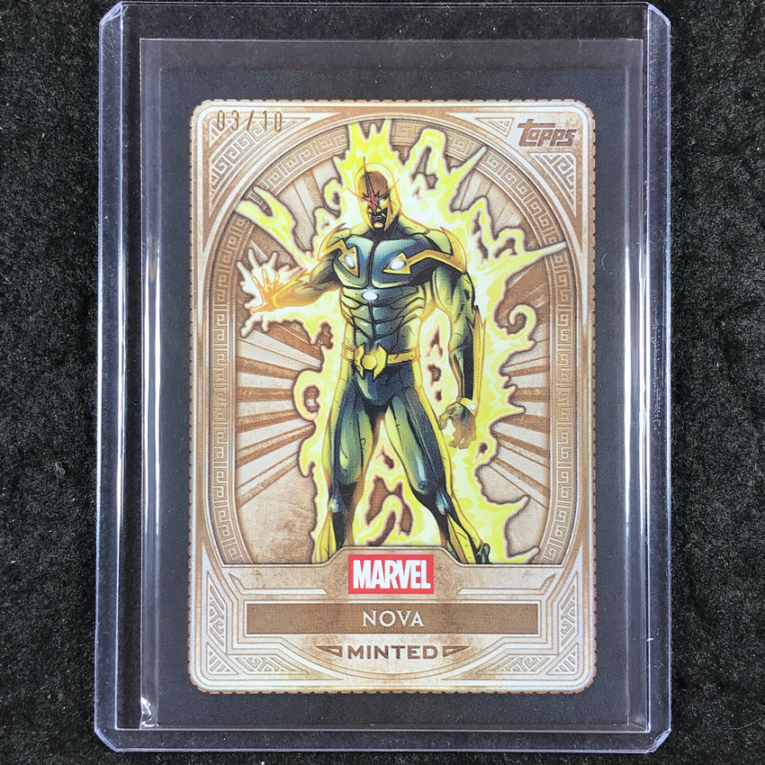 2025 Topps Marvel Mint NOVA Bronze Black Foil 3/10 #7