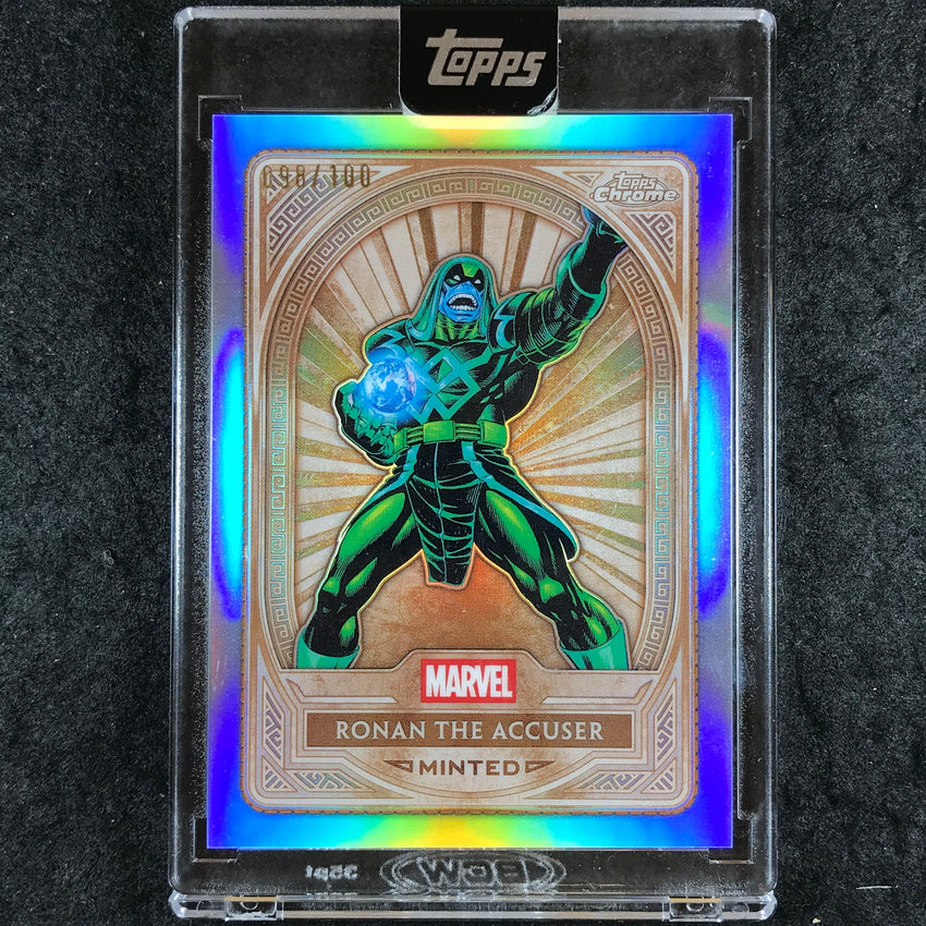 2025 Topps Marvel Mint RONAN THE ACCUSER Chrome Variation Bronze 98/100 #17