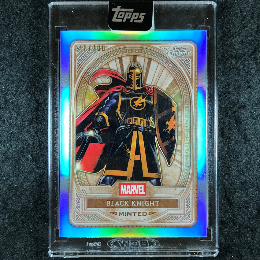 2025 Topps Marvel Mint BLACK KNIGHT Chrome Variation Bronze 46/100 #25