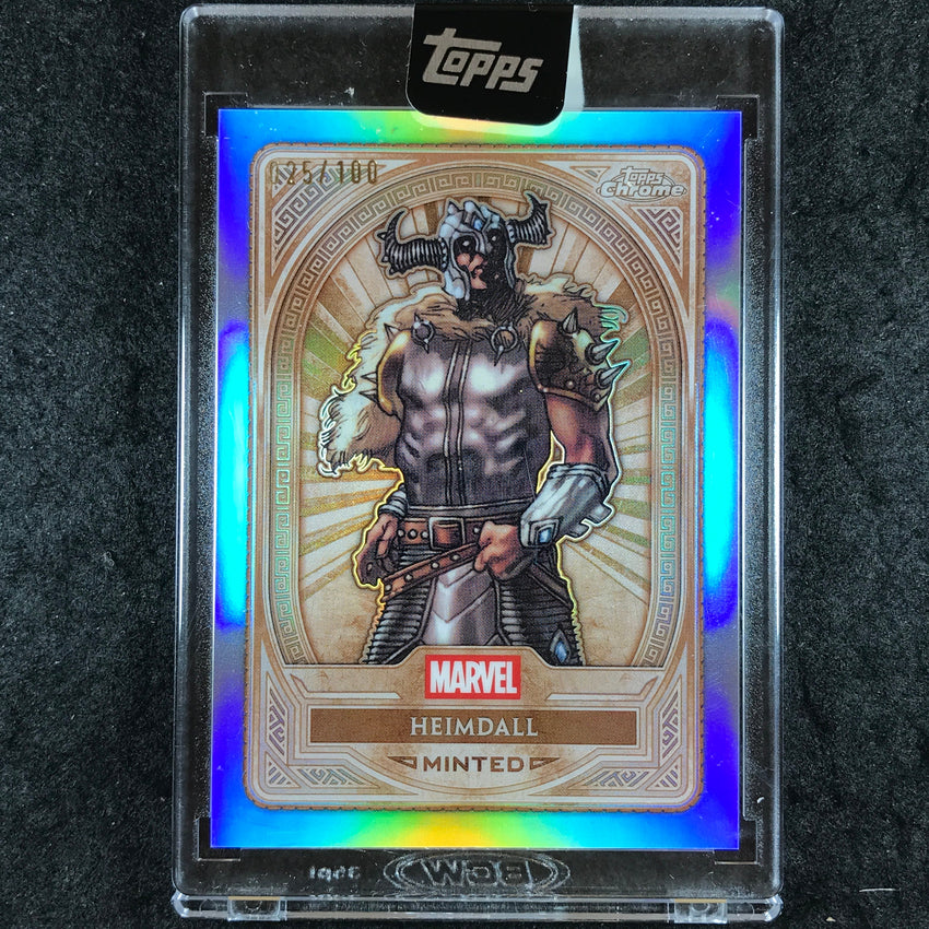 2025 Topps Marvel Mint HEIMDALL Chrome Variation Bronze 25/100 #37