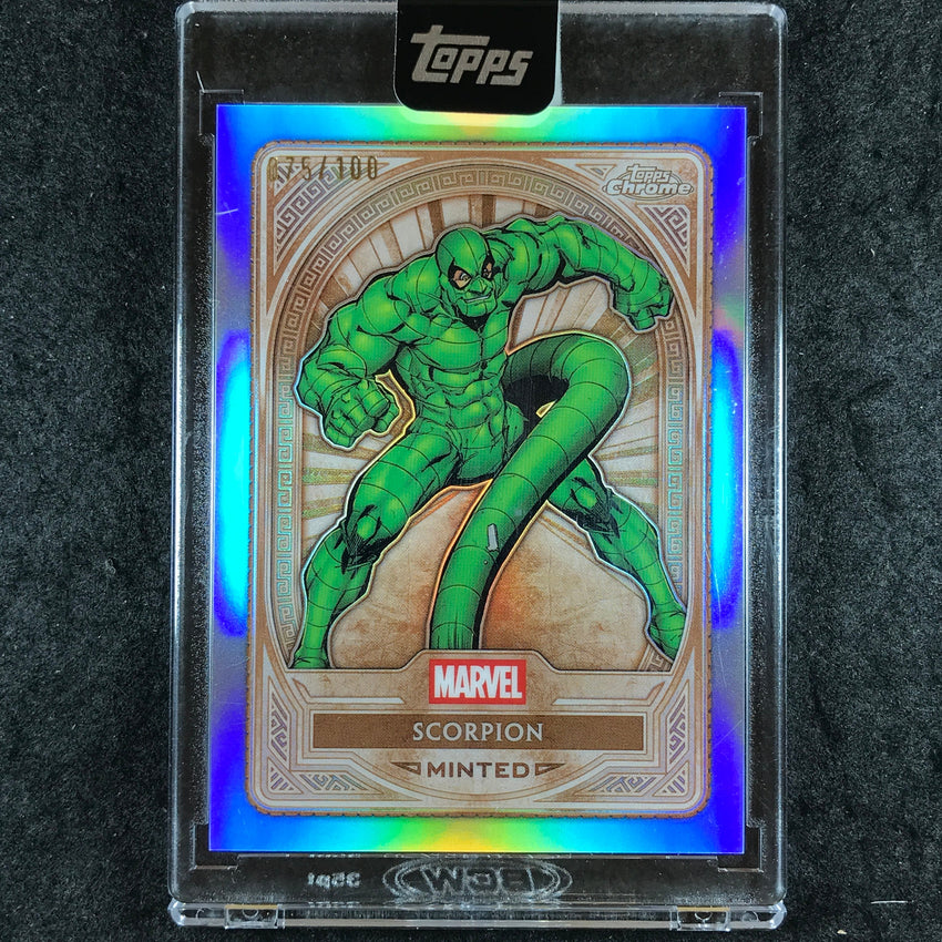 2025 Topps Marvel Mint SCORPION Chrome Variation Bronze 75/100 #42
