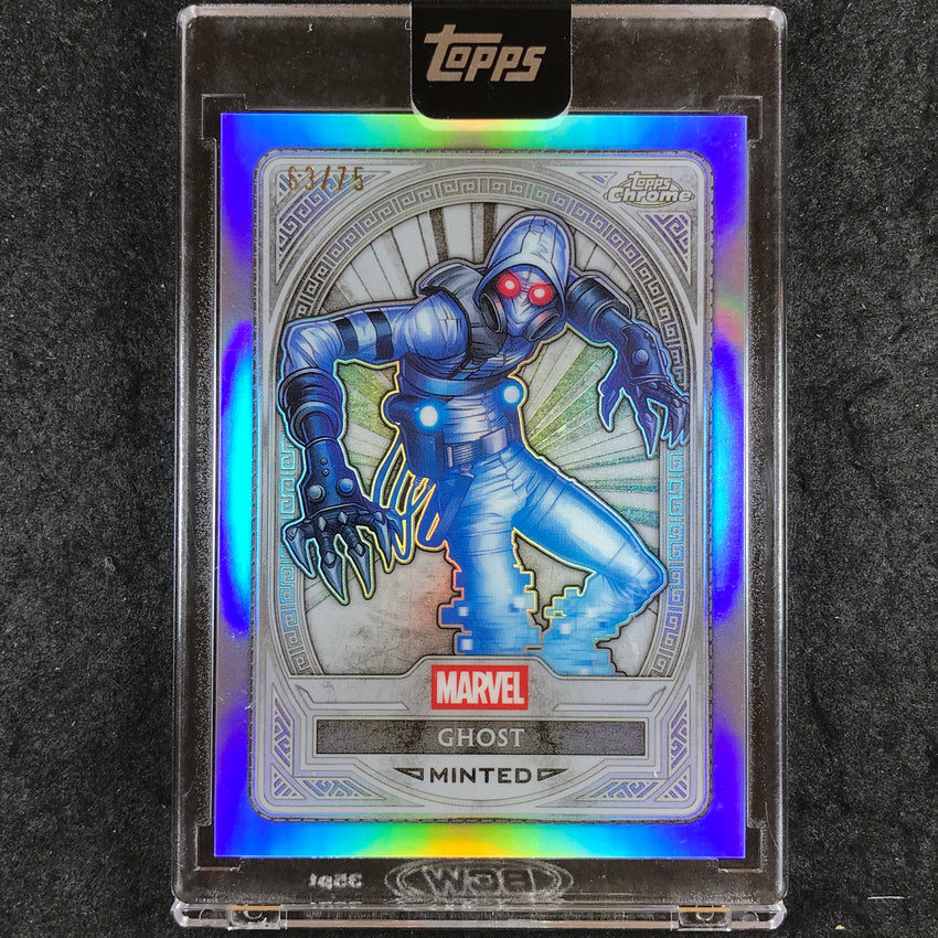 2025 Topps Marvel Mint GHOST Chrome Variation Silver 63/75 #55