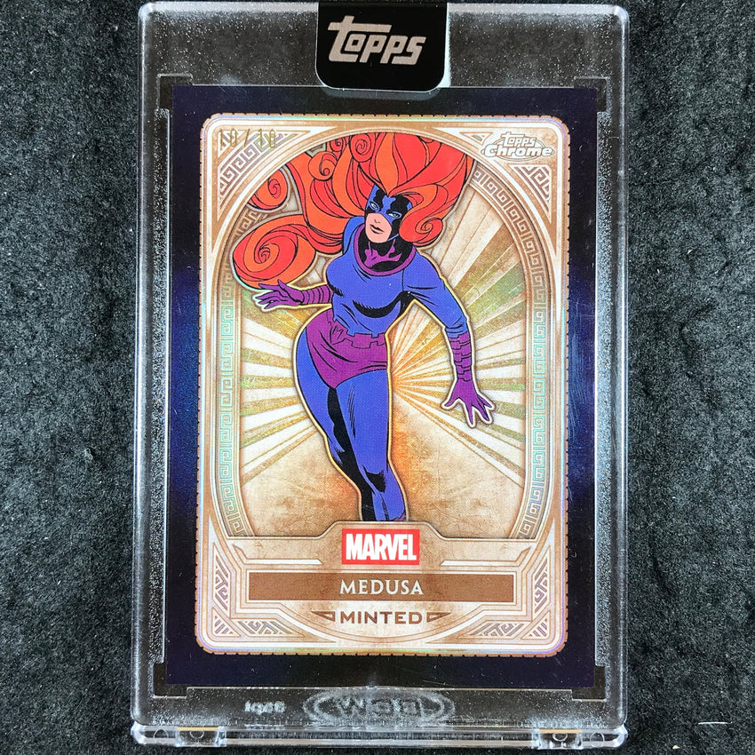 2025 Topps Marvel Mint MEDUSA Chrome Variation Bronze Black Foil 10/10 #39