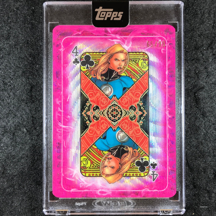 2025 Topps Marvel Mint INVISIBLE WOMAN Gambit's Deck Chrome 65/99 #C-4
