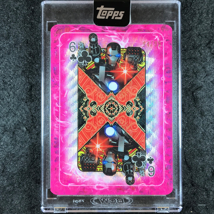 2025 Topps Marvel Mint WAR MACHINE Gambit's Deck Chrome Playing Card 94/99 #C-6