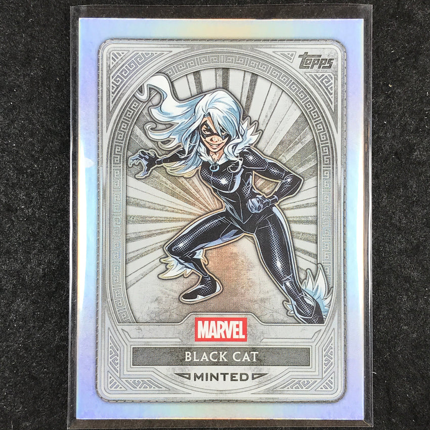 2025 Topps Marvel Mint BLACK CAT Base Silver #56