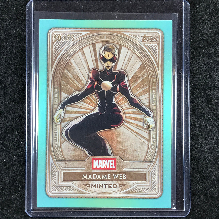 2025 Topps Marvel Mint MADAME WEB Bronze Green Mint Foil 19/75 #9