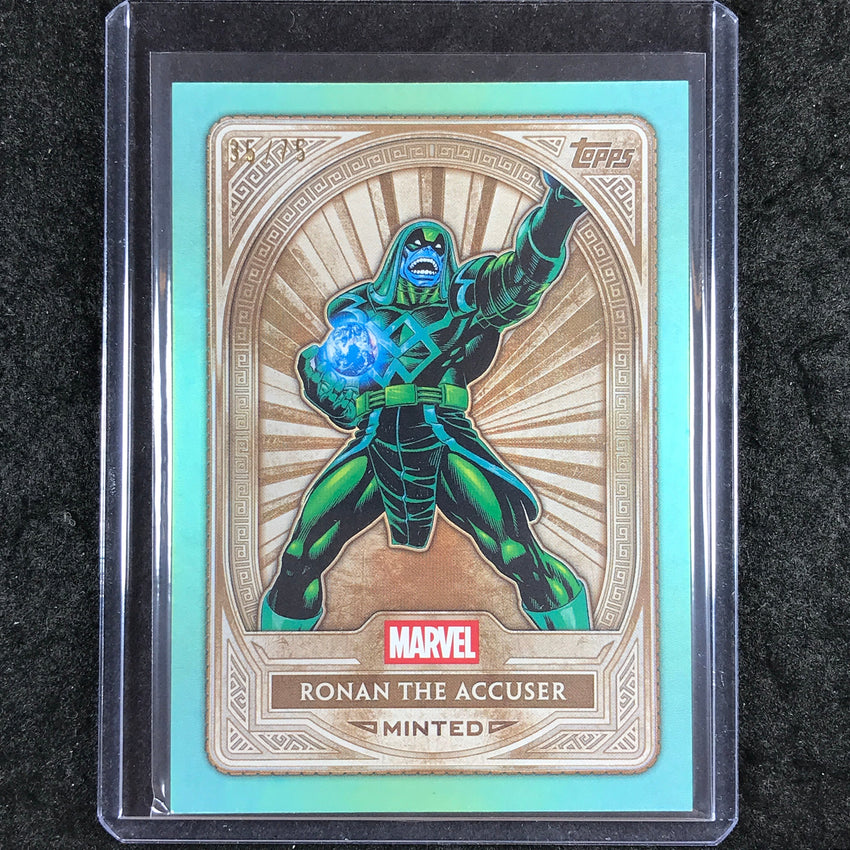 2025 Topps Marvel Mint RONAN THE ACCUSER Bronze Green Mint Foil 35/75 #17