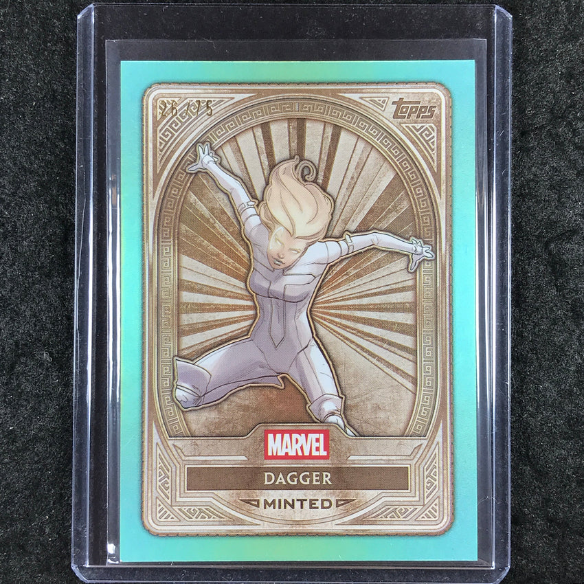2025 Topps Marvel Mint DAGGER Bronze Green Mint Foil 26/75 #31