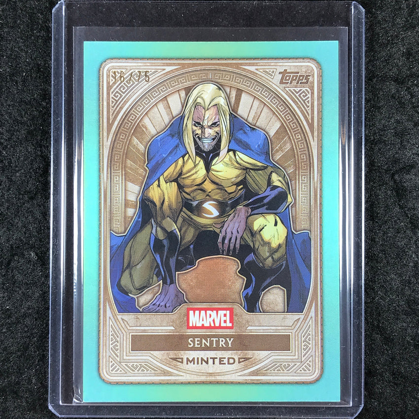 2025 Topps Marvel Mint SENTRY Bronze Green Mint Foil 16/75 #36