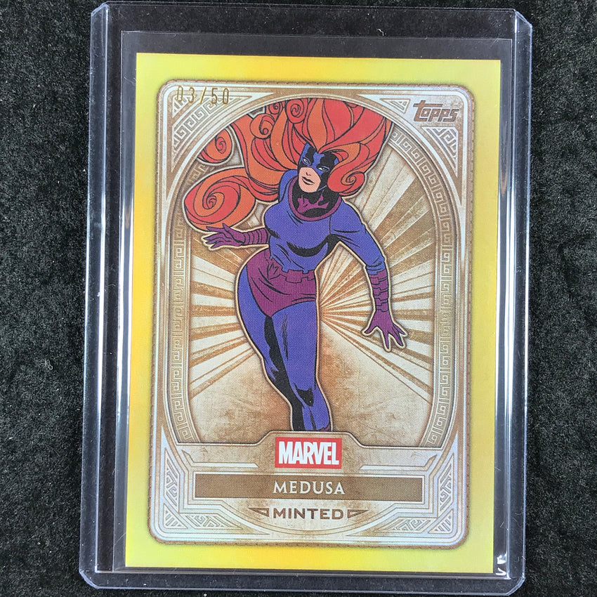 2025 Topps Marvel Mint MEDUSA Bronze Gold Foil 3/50 #39