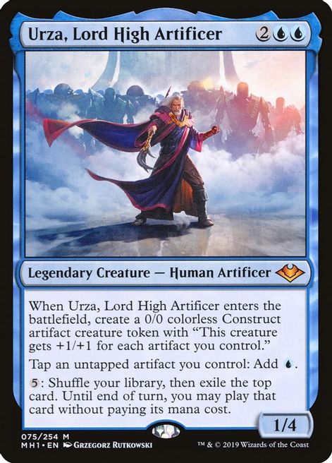 Urza Lord High Artificer - 075/254 - Mythic Modern Horizons
