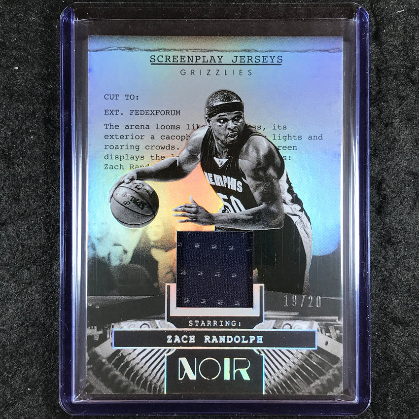 2024-25 Noir ZACH RANDOLPH Screenplay Jerseys Relic International 19/20