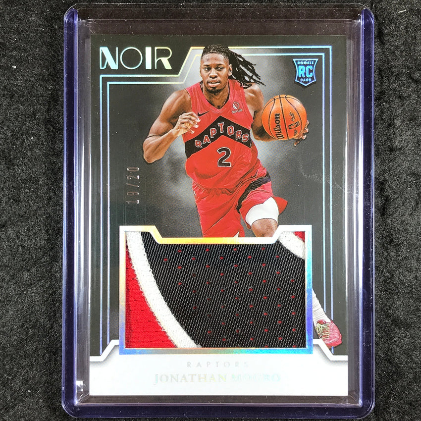 2024-25 Noir JONATHAN MOGBO Rookie Jumbo Material Patch International 19/20