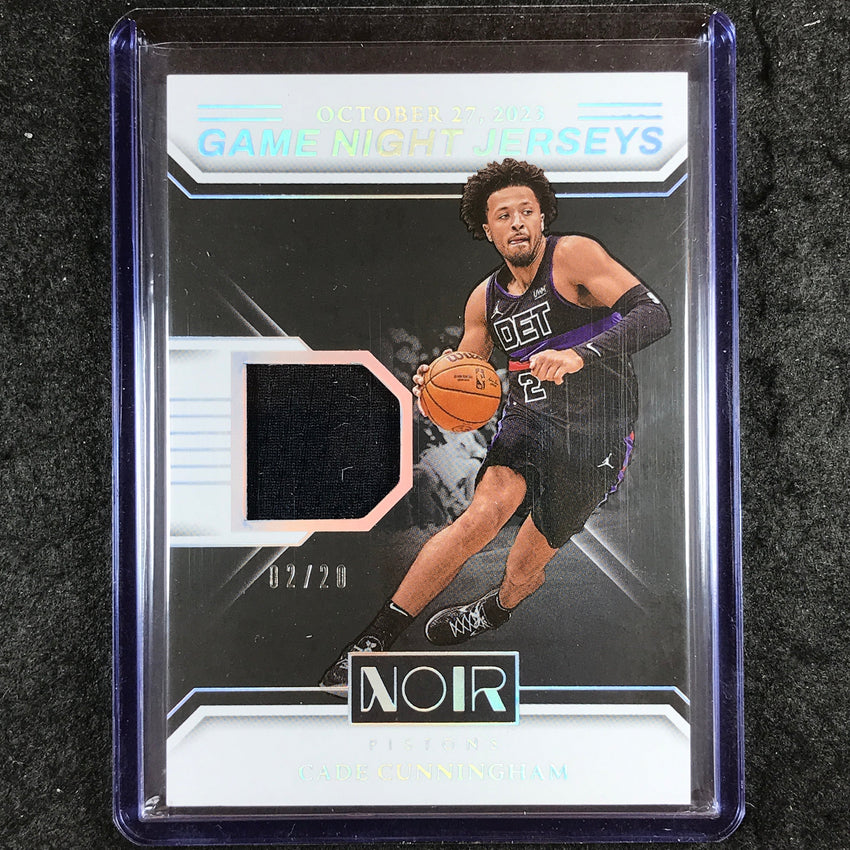 2024-25 Noir CADE CUNNINGHAM Game Night Jerseys Relic International 2/20