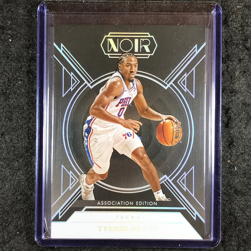 2024-25 Noir TYRESE MAXEY Base Association Edition International 4/15 #6