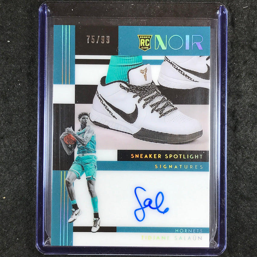 2024-25 Noir TIDJANE SALAUN Sneaker Spotlight Signatures Rookie Auto 75/99