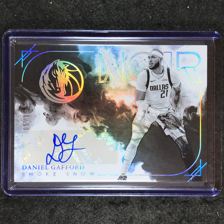 2024-25 Noir DANIEL GAFFORD Smoke Show Signatures Auto International 5/15