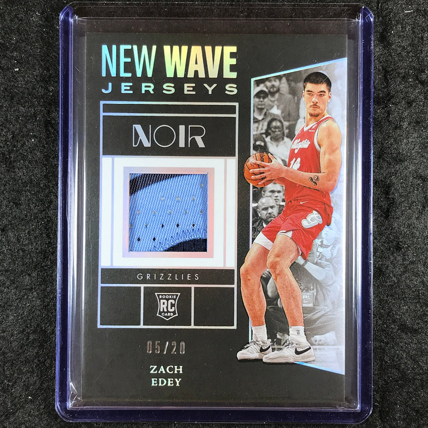 2024-25 Noir ZACH EDEY New Wave Jerseys Rookie Patch Relic International 5/20