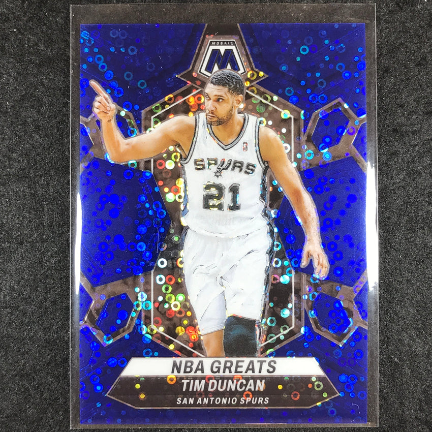 2023-24 Mosaic TIM DUNCAN NBA Greats Blue Fast Break 79/85 #291