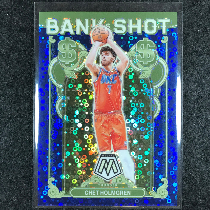 2023-24 Mosaic CHET HOLMGREN Bank Shot Blue Fast Break 74/85 #15