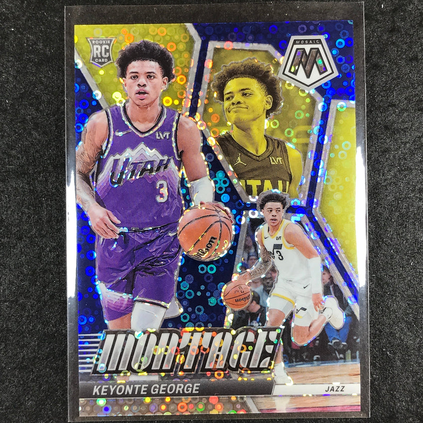 2023-24 Mosaic KEYONTE GEORGE Montage Rookie Blue Fast Break 14/85 #3