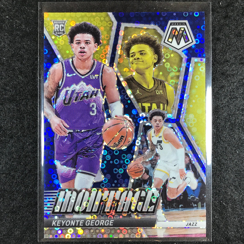 2023-24 Mosaic KEYONTE GEORGE Montage Rookie Blue Fast Break 6/85 #3