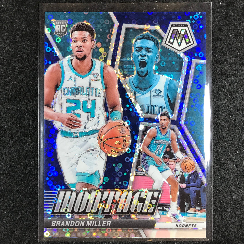 2023-24 Mosaic BRANDON MILLER Montage Rookie Blue Fast Break 75/85 #12