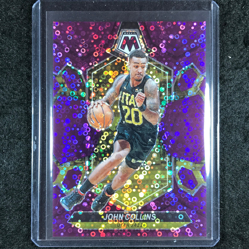 2023-24 Mosaic JOHN COLLINS Base Purple Fast Break 9/50 #25