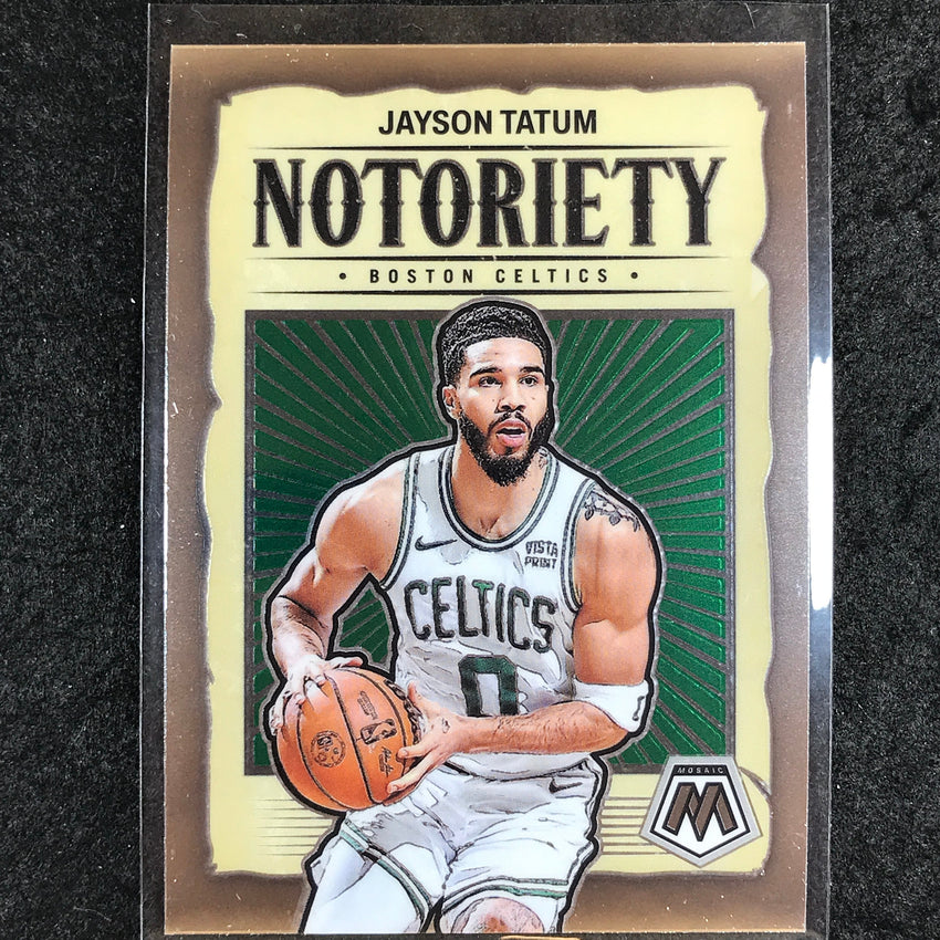 2023-24 Mosaic JAYSON TATUM Notoriety Base #6