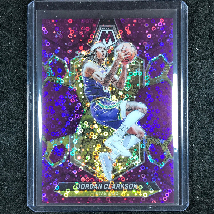 2023-24 Mosaic JORDAN CLARKSON Base Purple Fast Break 8/50 #42