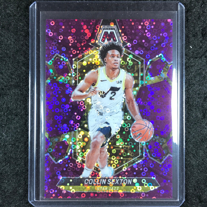 2023-24 Mosaic COLLIN SEXTON Base Purple Fast Break 10/50 #62