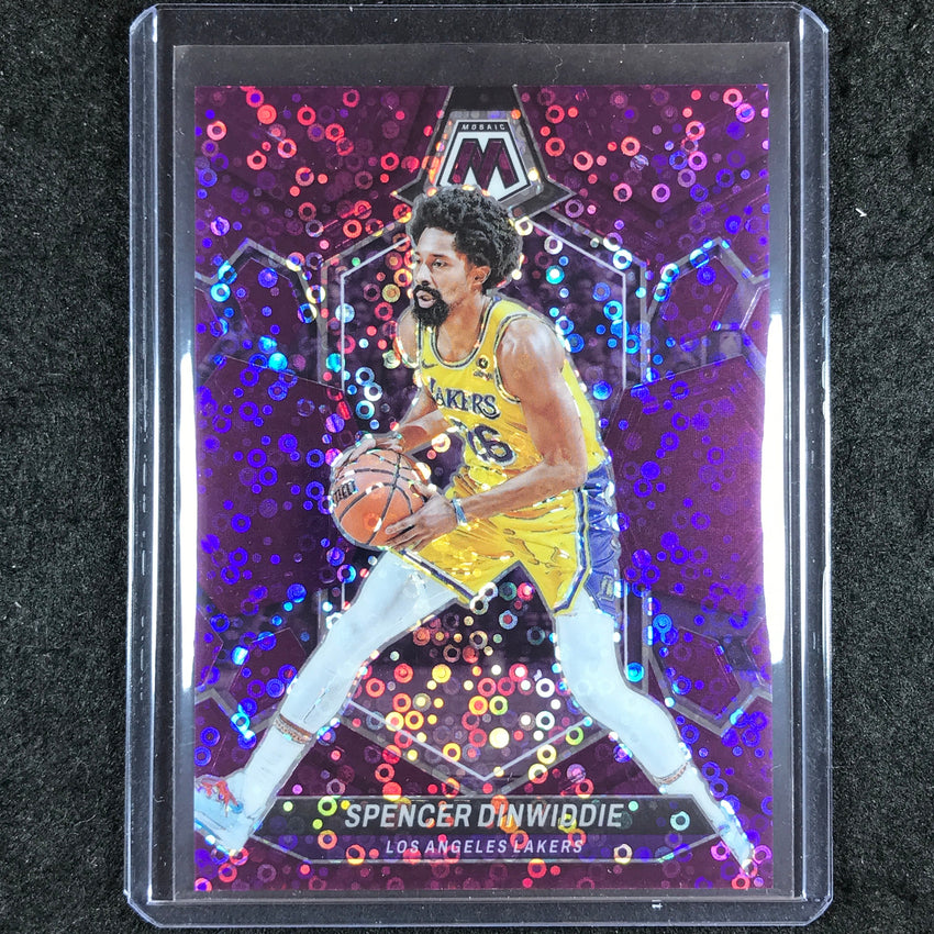 2023-24 Mosaic SPENCER DINWIDDIE Base Purple Fast Break 18/50 #96