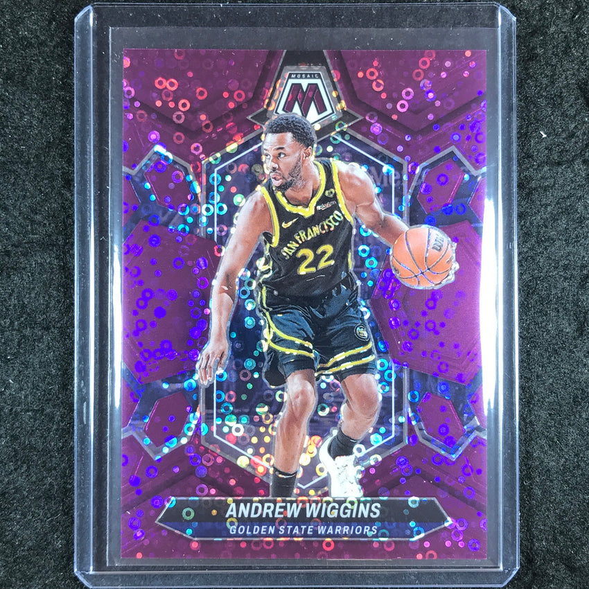 2023-24 Mosaic ANDREW WIGGINS Base Purple Fast Break 35/50 #101