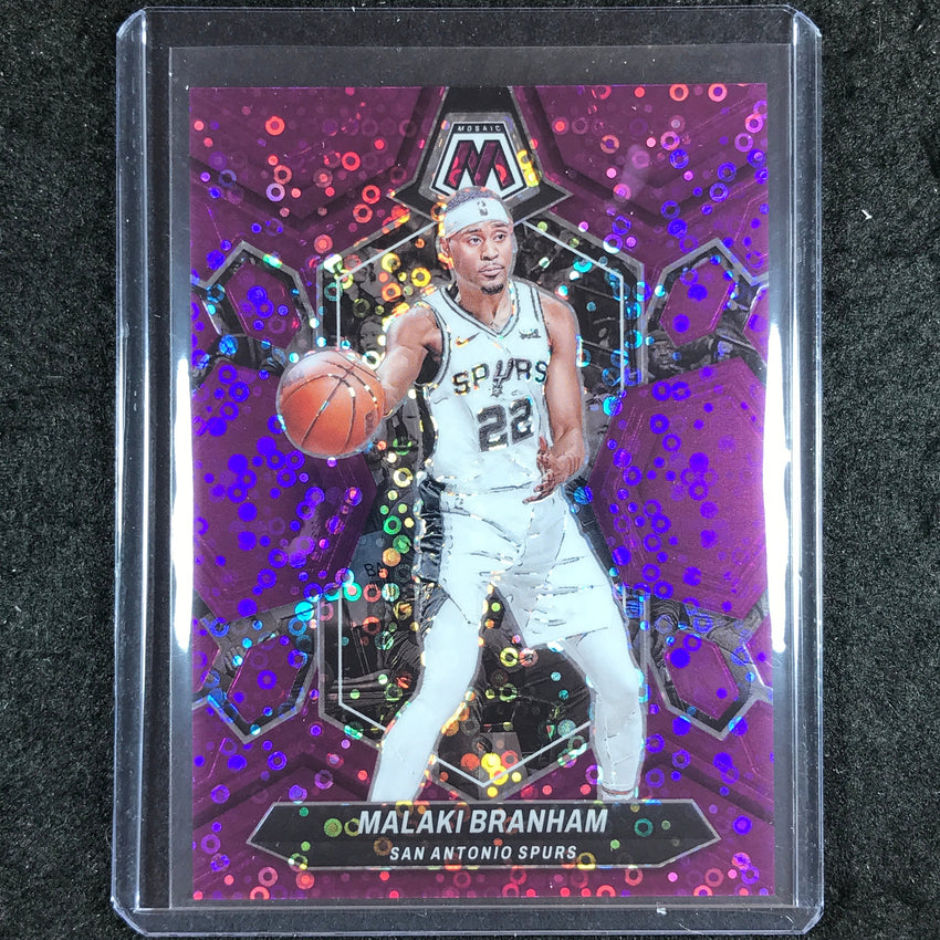 2023-24 Mosaic MALAKI BRANHAM Base Purple Fast Break 41/50 #102