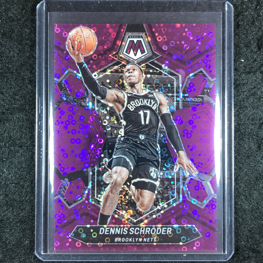 2023-24 Mosaic DENNIS SCHRODER Base Purple Fast Break 44/50 #148