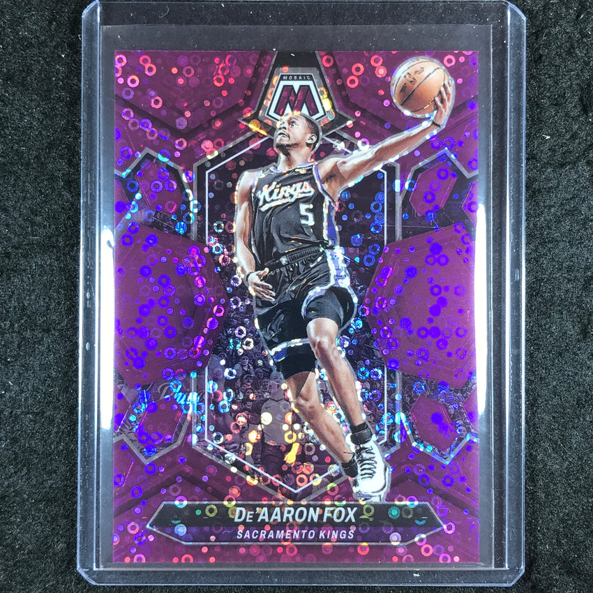 2023-24 Mosaic DE'AARON FOX Base Purple Fast Break 21/50 #163