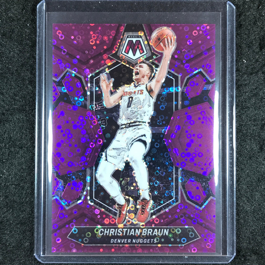 2023-24 Mosaic CHRISTIAN BRAUN Base Purple Fast Break 34/50 #168