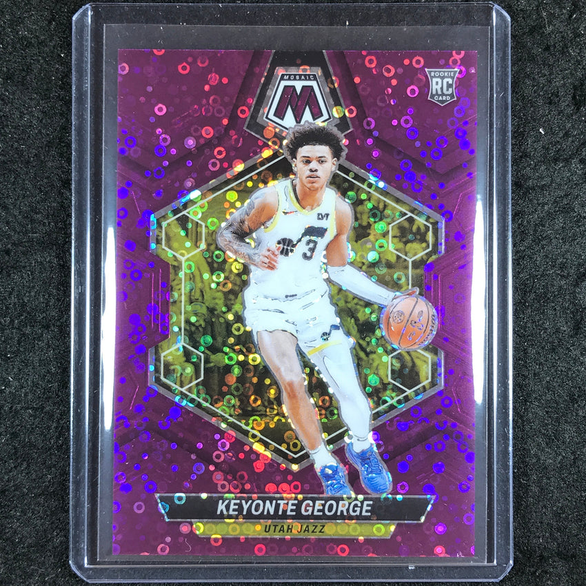 2023-24 Mosaic KEYONTE GEORGE Rookie Base Purple Fast Break 48/50 #222