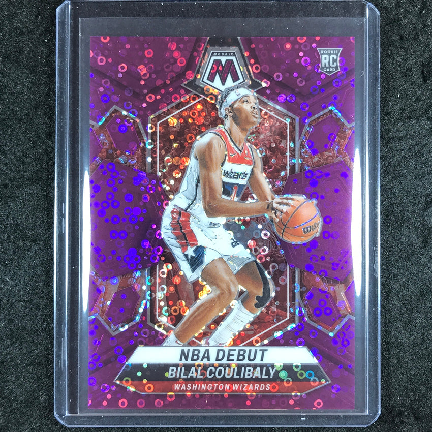 2023-24 Mosaic BILAL COULIBALY Rookie NBA Debut Purple Fast Break 14/50 #268