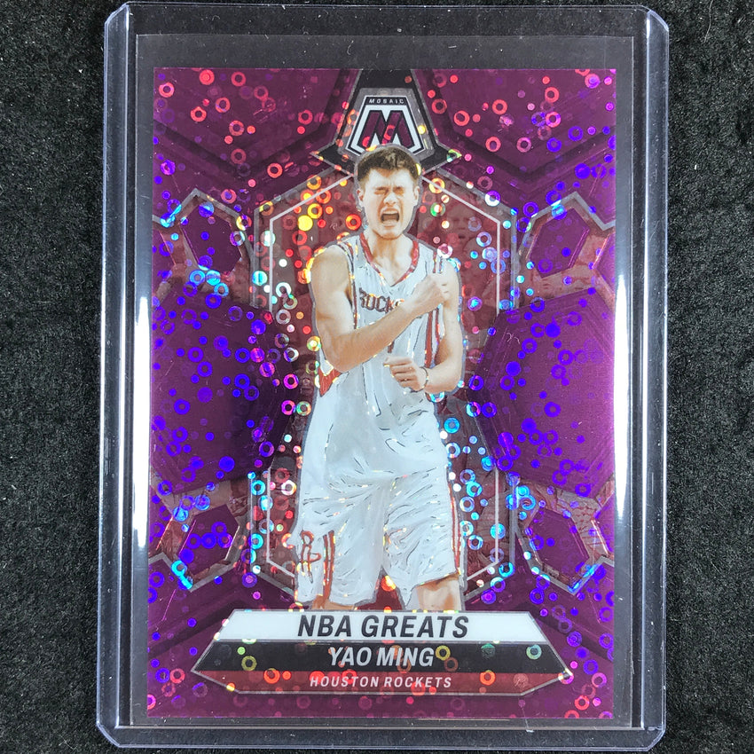 2023-24 Mosaic YAO MING NBA Greats Purple Fast Break 17/50 #294