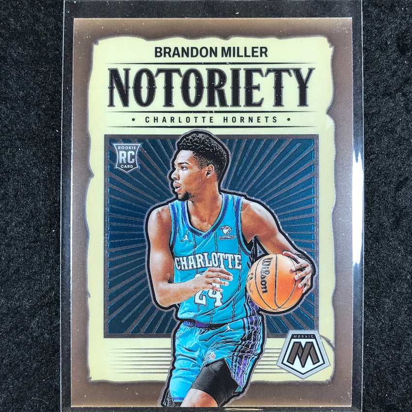 2023-24 Mosaic BRANDON MILLER Notoriety Rookie Base #10