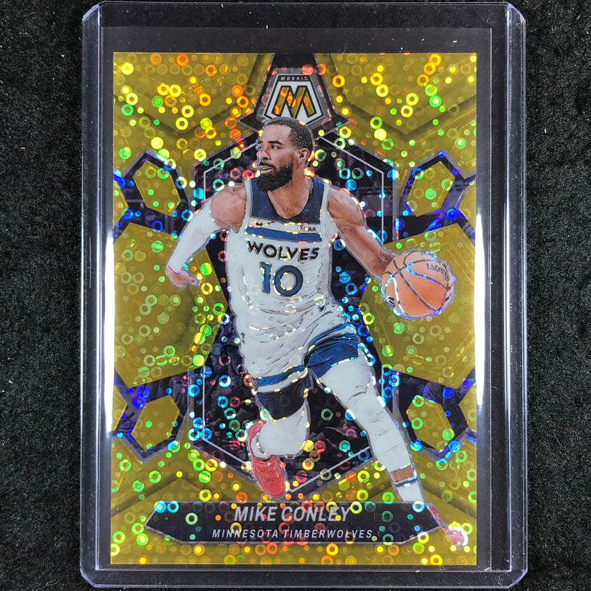 2023-24 Mosaic MIKE CONLEY Base Gold Fast Break 4/10 #36