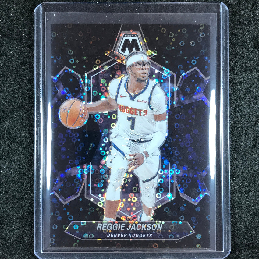 2023-24 Mosaic REGGIE JACKSON Base Black Fast Break 1/1 #164